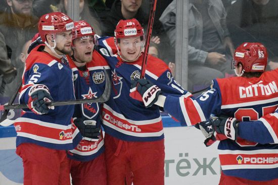 Russia Ice Hockey Kontinental League CSKA - SKA