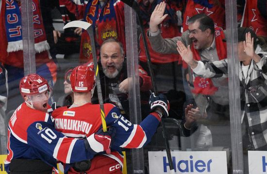 Russia Ice Hockey Kontinental League CSKA - SKA