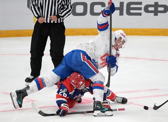 Russia Ice Hockey Kontinental League CSKA - SKA