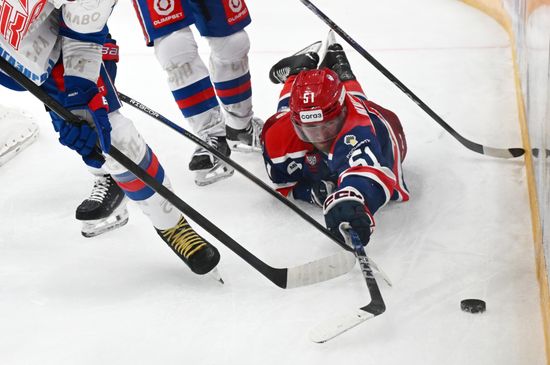 Russia Ice Hockey Kontinental League CSKA - SKA