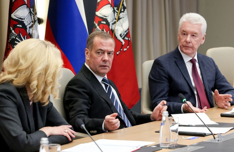 Russia Medvedev Moscow Situation Centre
