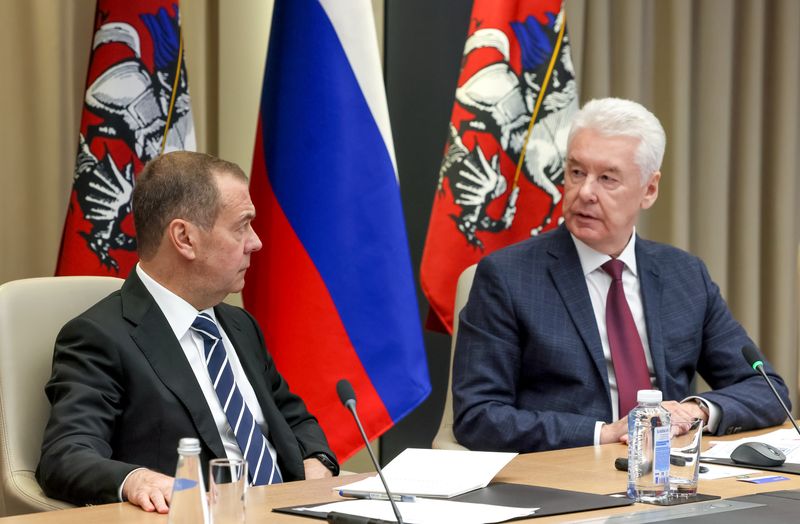 Russia Medvedev Moscow Situation Centre