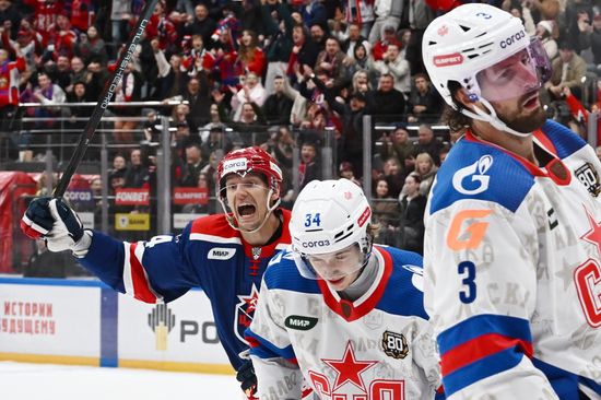 Russia Ice Hockey Kontinental League CSKA - SKA