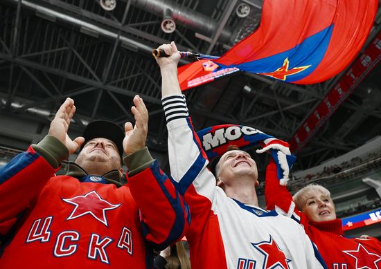 Russia Ice Hockey Kontinental League CSKA - SKA