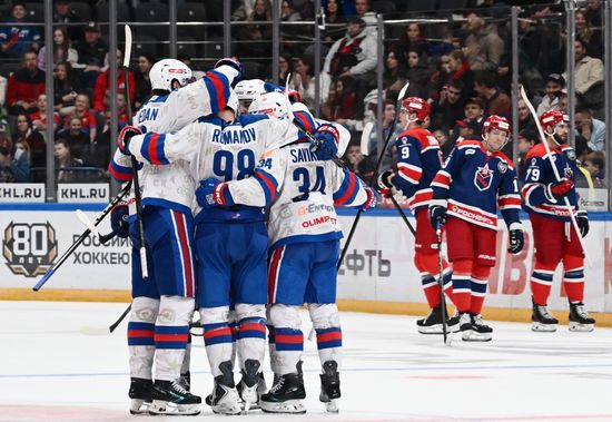 Russia Ice Hockey Kontinental League CSKA - SKA