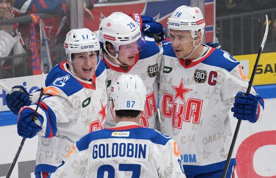 Russia Ice Hockey Kontinental League CSKA - SKA