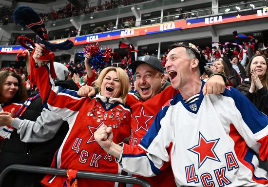 Russia Ice Hockey Kontinental League CSKA - SKA
