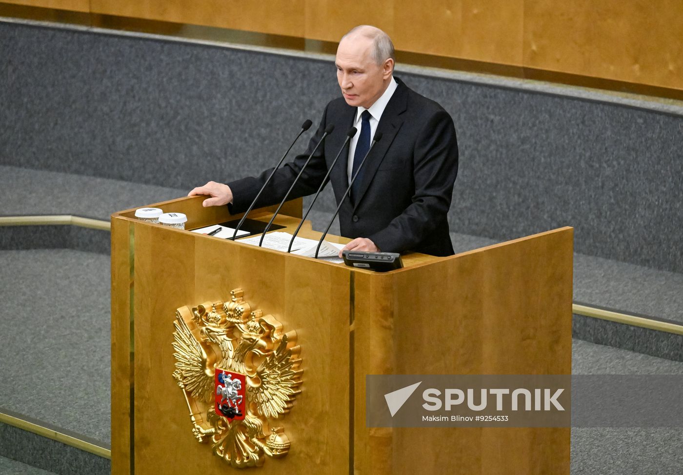 Russia Putin Parliament