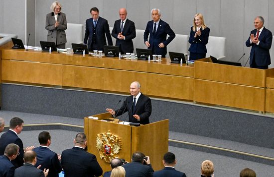 Russia Putin Parliament