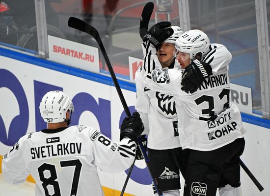 Russia Ice Hockey Kontinental League Spartak - Traktor