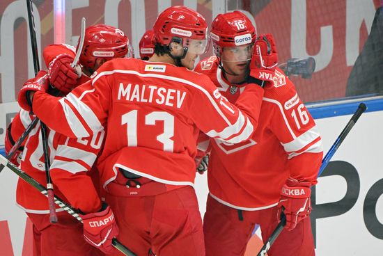 Russia Ice Hockey Kontinental League Spartak - Traktor