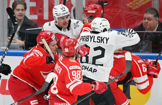 Russia Ice Hockey Kontinental League Spartak - Traktor