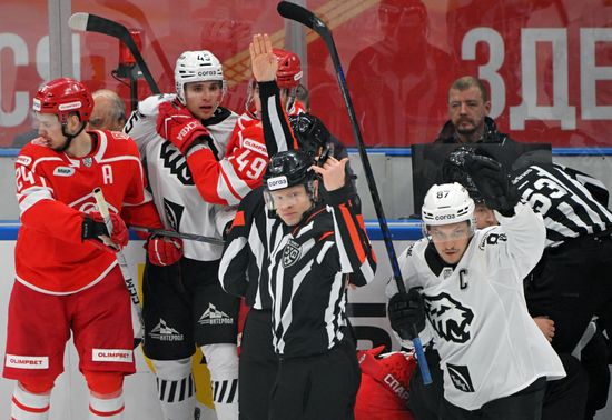 Russia Ice Hockey Kontinental League Spartak - Traktor