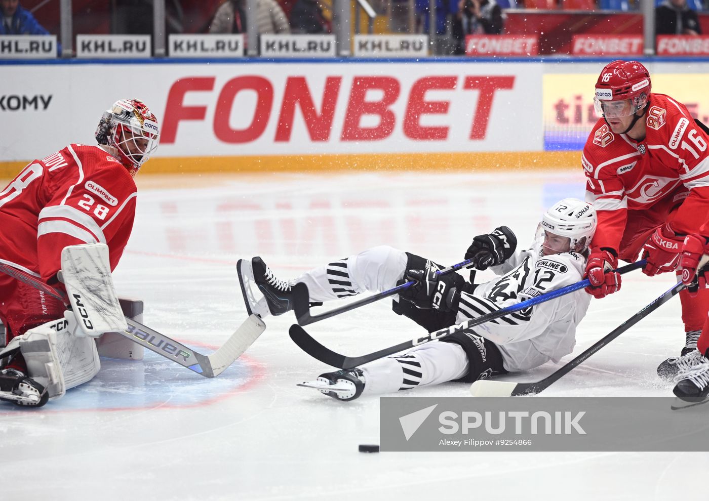 Russia Ice Hockey Kontinental League Spartak - Traktor
