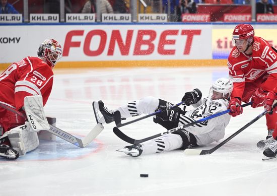 Russia Ice Hockey Kontinental League Spartak - Traktor