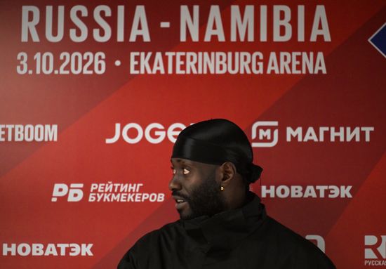 Russia Soccer Friendly Namibia Training