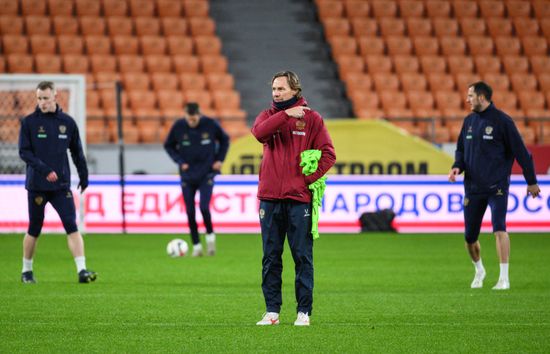 Russia Soccer Friendly Russia Training