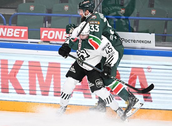 Russia Ice Hockey Kontinental League Ak Bars - Traktor