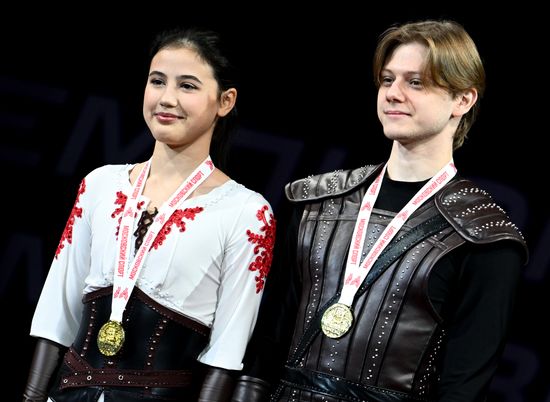 Russia Figure Skating Moscow Championships Awarding