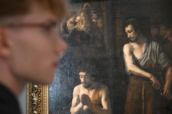Russia Art Rembrandt Pupils Painting Exhibition