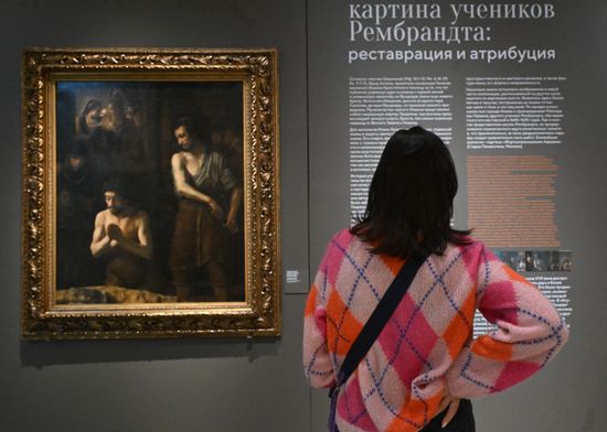 Russia Art Rembrandt Pupils Painting Exhibition