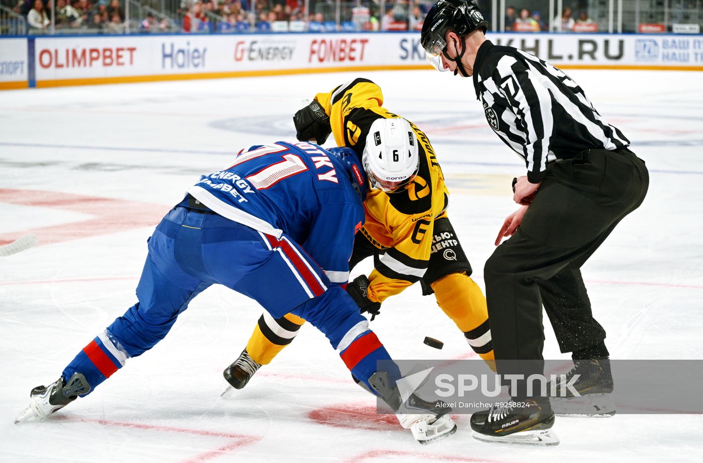 Russia Ice Hockey Kontinental League SKA - Severstal