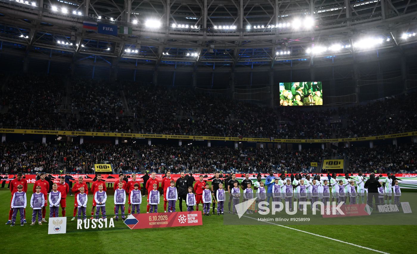 Russia Soccer Friendly Russia - Nigeria