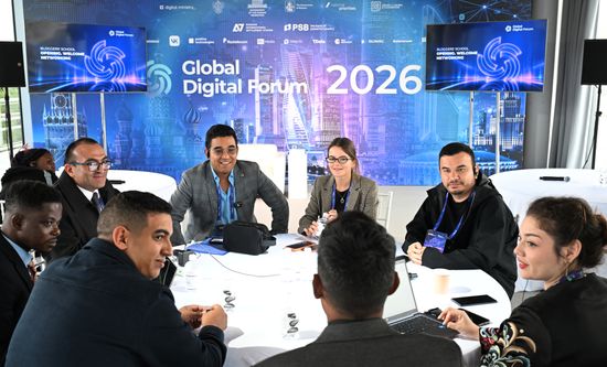 The 2nd Global Digital Forum. Bloggers' School Opening. Welcome Networking Location: Russia, Moscow. Author: Maksim Blinov/Sputnik. Global Digital Forum 2026. Bloggers' School Opening. Welcome Networking