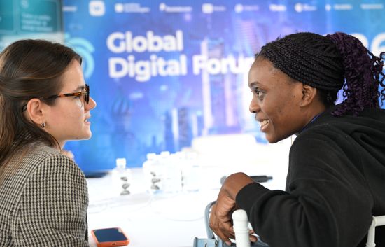 The 2nd Global Digital Forum. Bloggers' School Opening. Welcome Networking Location: Russia, Moscow. Author: Maksim Blinov/Sputnik. Global Digital Forum 2026. Bloggers' School Opening. Welcome Networking