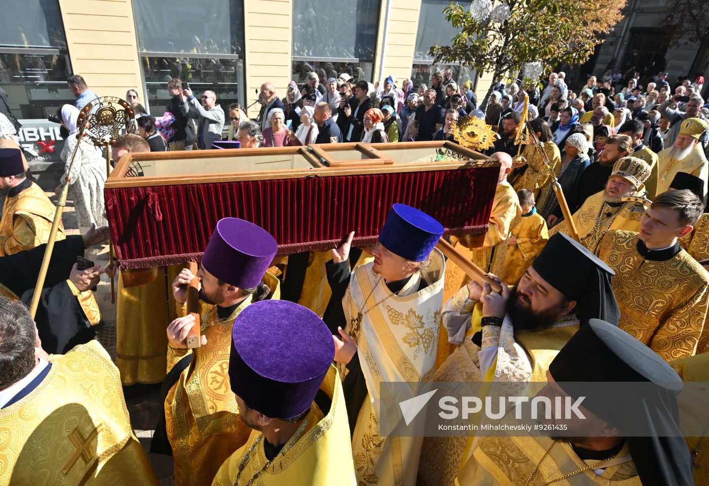 Russia Religion St Luke Relics Transfer