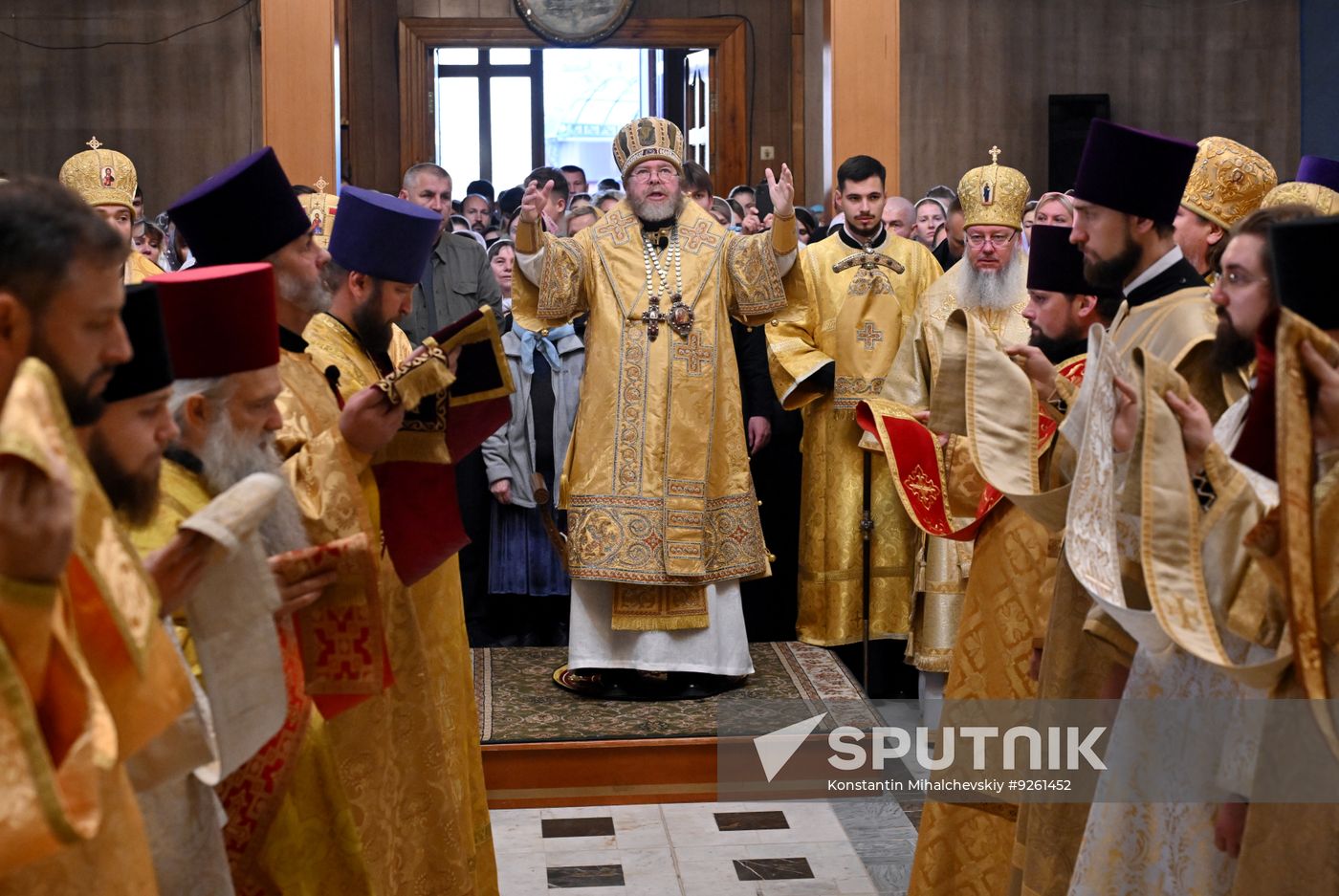Russia Religion St Luke Relics Transfer
