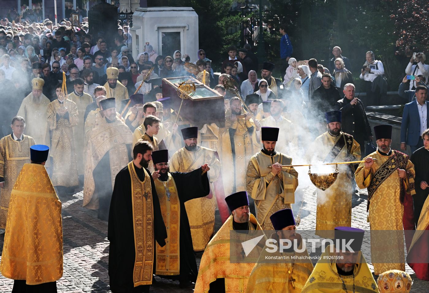 Russia Religion St Luke Relics Transfer