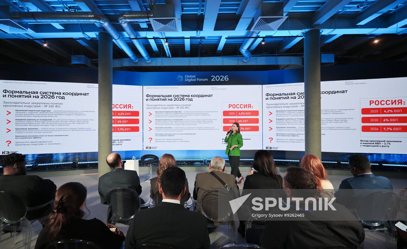 Global Digital Forum 2026. Visionary Lecture. The Digital Future Of The Creative Economy, by Marina Mongush
