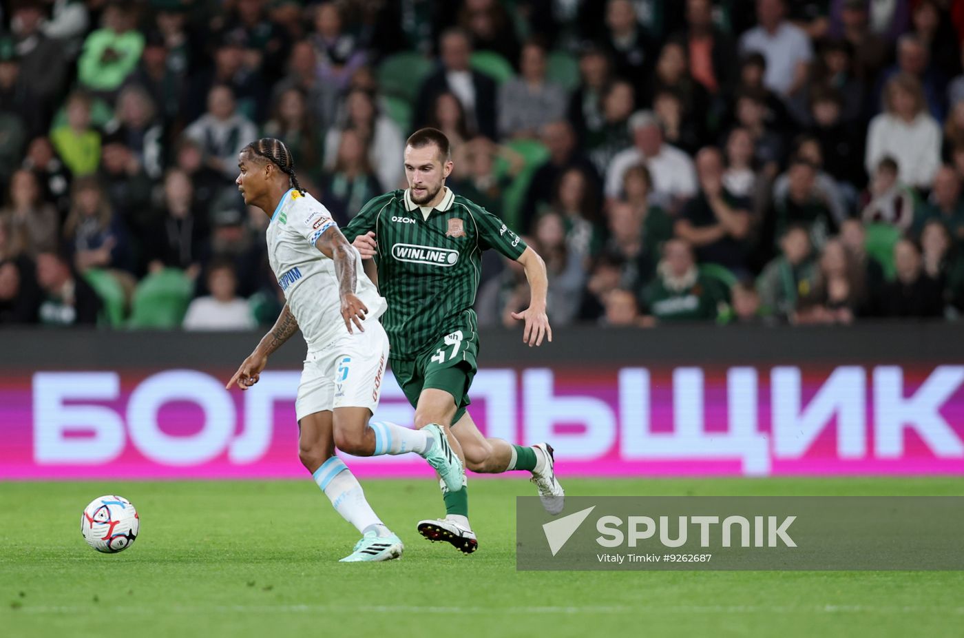 Russia Soccer Premier-League Krasnodar - Zenit