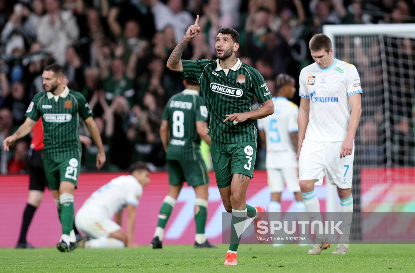Russia Soccer Premier-League Krasnodar - Zenit