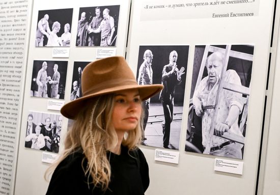 Russia Actor Yevstigneyev Birth Anniversary Exhibition