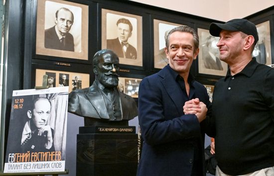 Russia Actor Yevstigneyev Birth Anniversary Exhibition