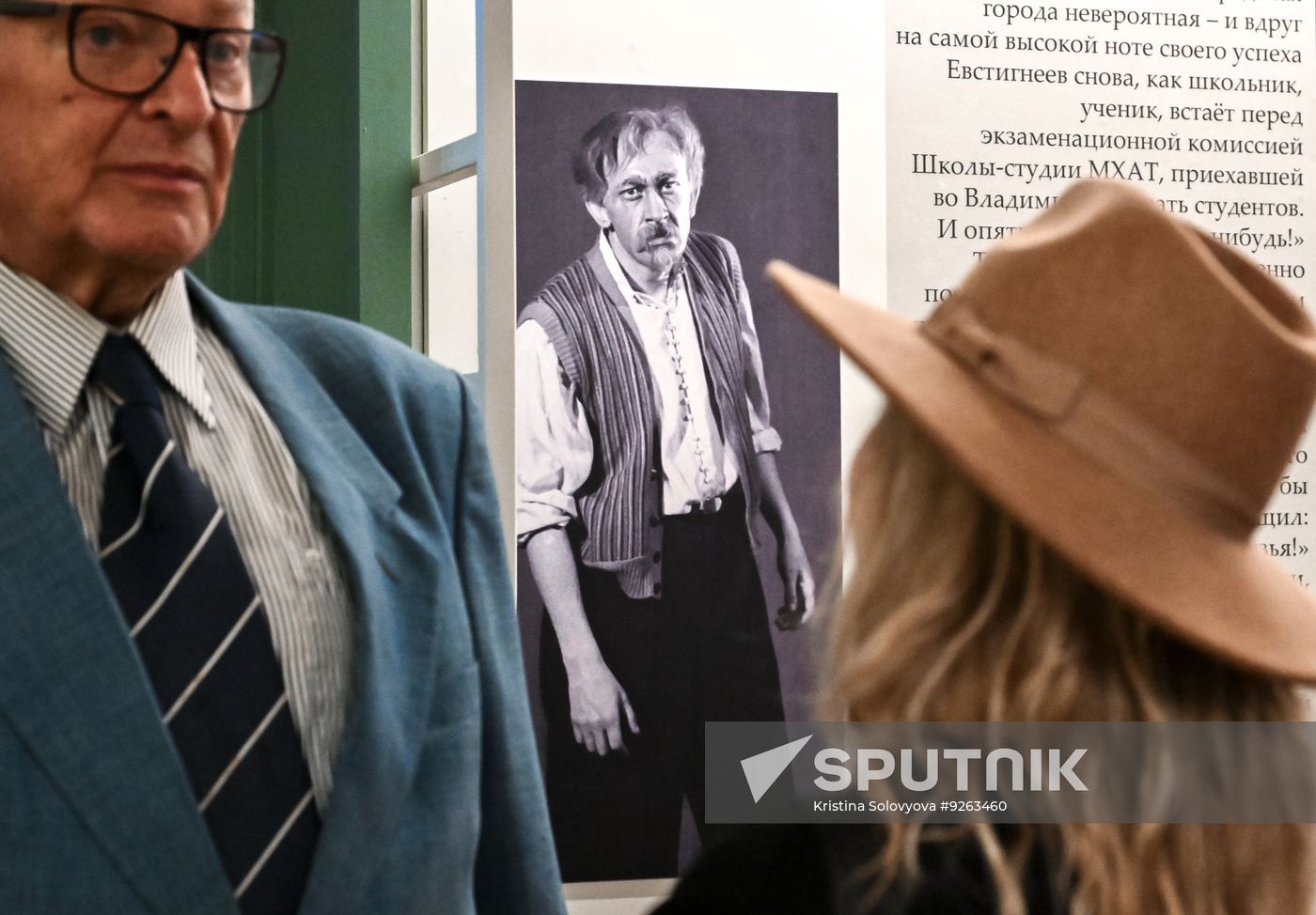 Russia Actor Yevstigneyev Birth Anniversary Exhibition