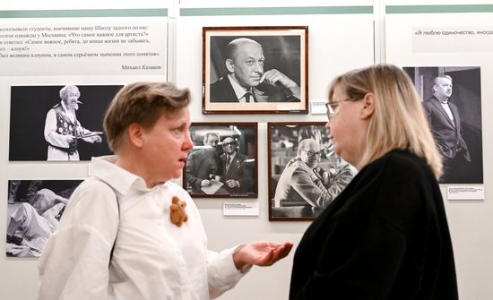 Russia Actor Yevstigneyev Birth Anniversary Exhibition