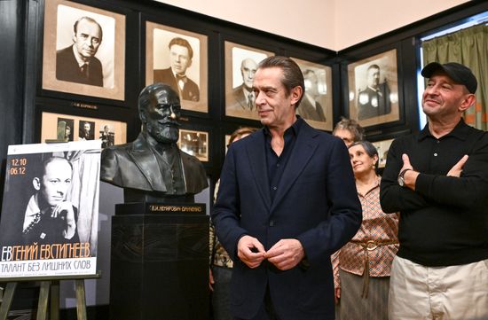 Russia Actor Yevstigneyev Birth Anniversary Exhibition