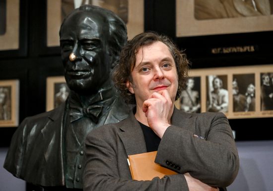 Russia Actor Yevstigneyev Birth Anniversary Exhibition