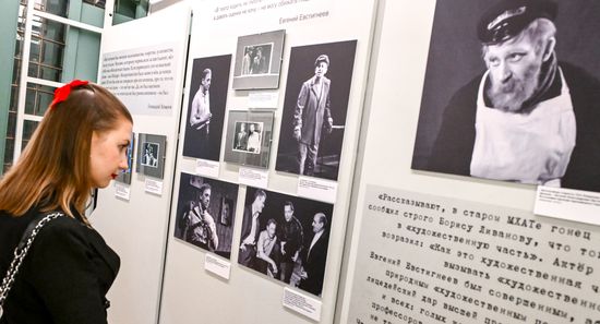 Russia Actor Yevstigneyev Birth Anniversary Exhibition