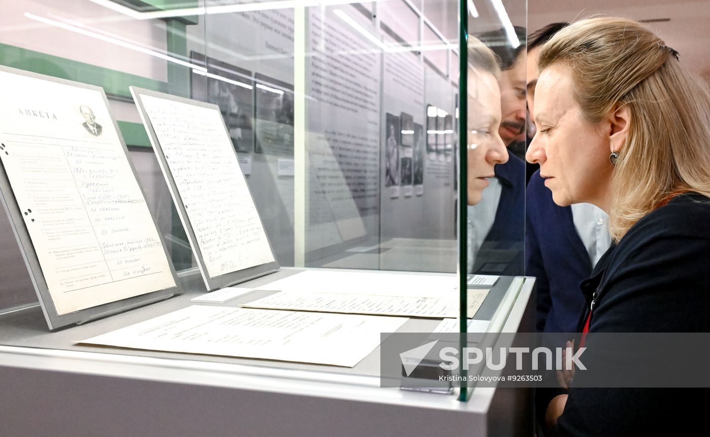 Russia Actor Yevstigneyev Birth Anniversary Exhibition