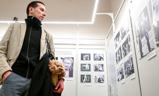 Russia Actor Yevstigneyev Birth Anniversary Exhibition