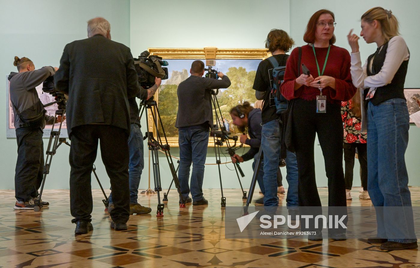 Russia Art Poussin Restoration