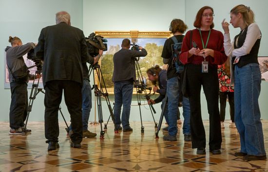 Russia Art Poussin Restoration