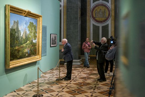 Russia Art Poussin Restoration