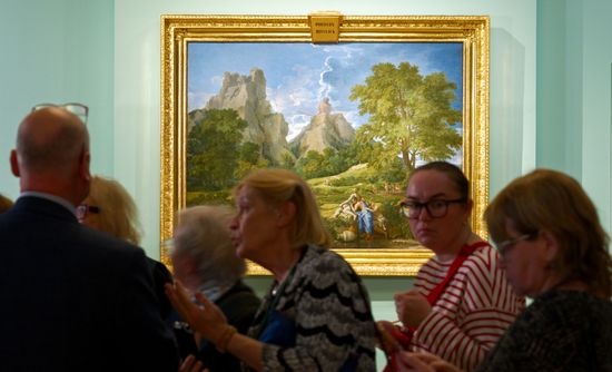 Russia Art Poussin Restoration