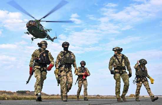 Russia National Guard Special Forces Training