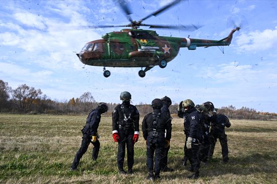 Russia National Guard Special Forces Training